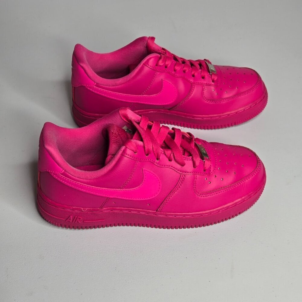 Nike Women Air Force 1 Low Fireberry Bright Pink Sneakers Sz 6.5 DD8959-600 - Picture 4 of 11